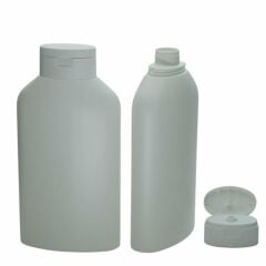 Beyaz Plastik Geniş Şampuan Duş Jeli Şişesi 400 ml 3000 Adet