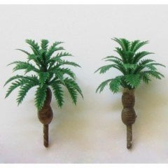 Palmiye Ağacı Plastik Mini Obje 20 Adet