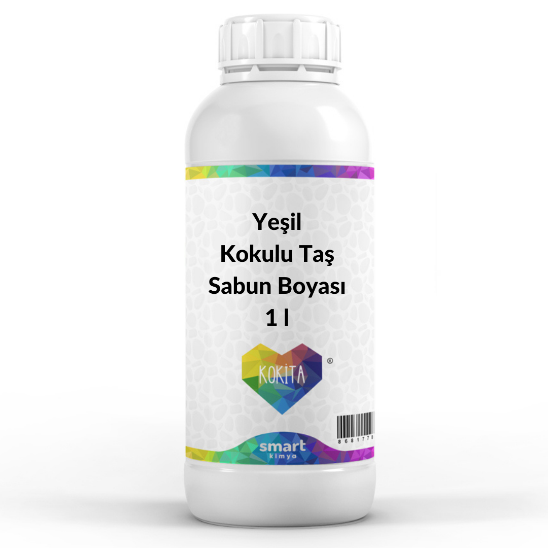 Yeşil Kokulu Taş ve Sabun Boyası 1 litre