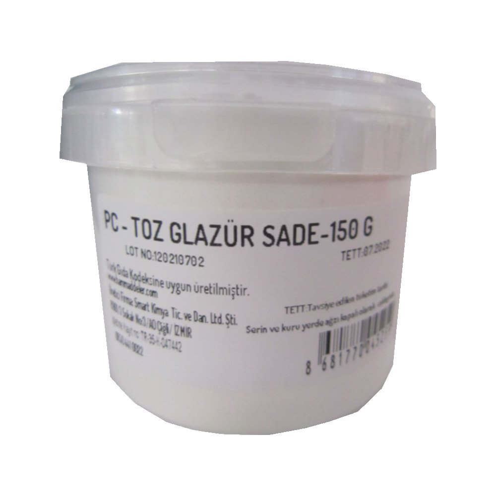 Toz Glazür Sade 150 g