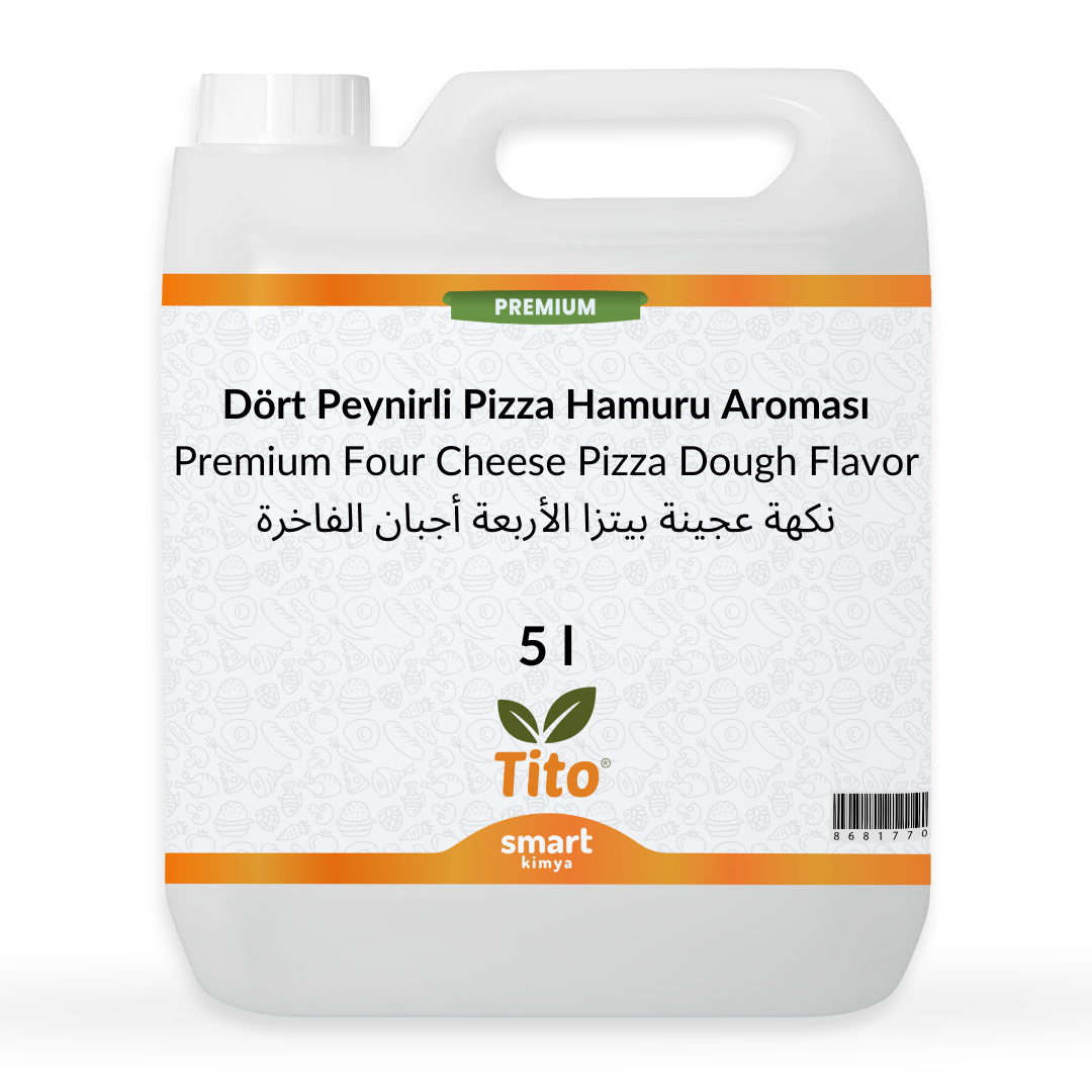 Premium Dört Peynirli Pizza Hamuru Aroması 5 litre