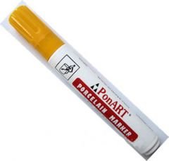 Желтая фарфоровая ручка