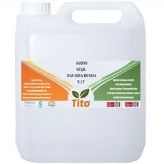 Yeşil Gıda Renklendiricisi Sıvı Suda Çözünür E142 5 litre