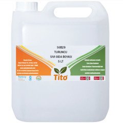 Turuncu Gıda Renklendiricisi Sıvı Suda Çözünür E110 5 litre