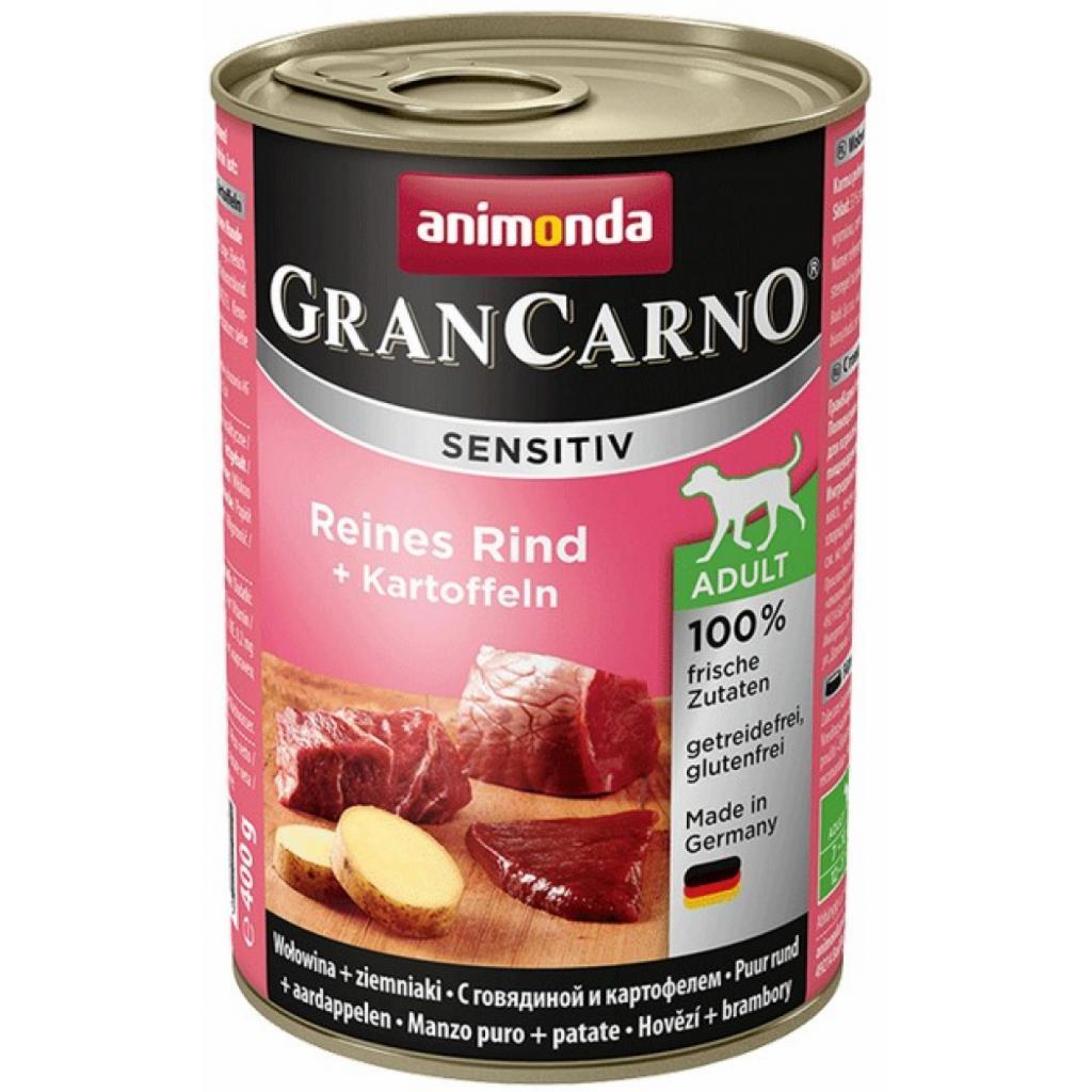 Animonda Gran Carno Sensitiv Sığır Etli Ve Patatesli Köpek Konservesi 400 Gr Skt:02/23
