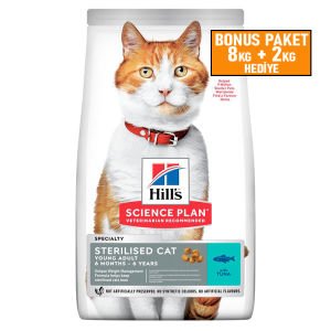 Hill'S Ton Balıklı Kısırlaştırılmış Kedi Maması 8+2 Kg SKT:09/25