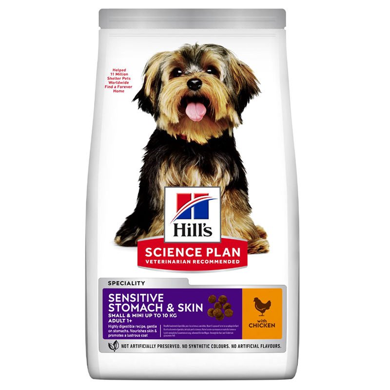 Hills Small Mini Sensitive Stomach And Skin Tavuklu Yetişkin Köpek Maması 1.5 Kg Skt:04/25