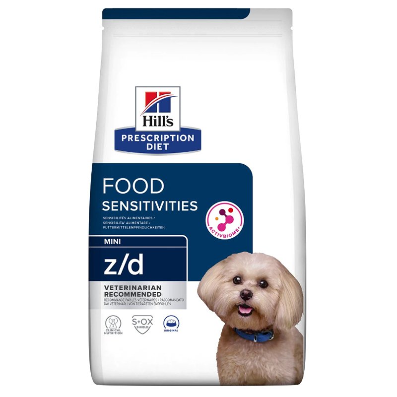 Hills Food Sensitivities Z/D Mini Köpek Gıda Hassasiyeti 1 Kg Skt:08/25