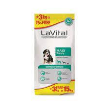 La Vital Maxi Puppy Somonlu Yavru Köpek Maması 12+3 KG