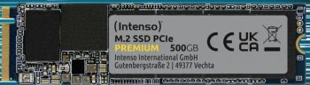 En ucuz 500GB INTENSO 3835450 M.2 NVME GEN3 2100/1700MB/s SSD kurumsal satış