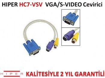 En ucuz HIPER HC7-VSV VGA/S-VIDEO ÇEVİRİCİ satışı