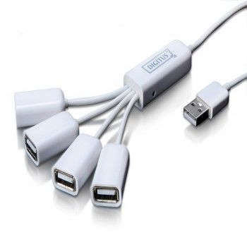 En ucuz DIGITUS DA-70216 4 PORT USB 2.0 HUB KABLO FORMU toptan satış