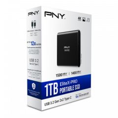 PNY EliteX-PRO CS2260 1TB 1500/1400 MB/s Gen2x 2 Taşınabilir SSD (PSD0CS2260-1TB-RB)