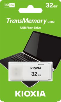 En ucuz 32GB USB2.0 KIOXIA BEYAZ USB BELLEK LU202W032GG4 fiyatı