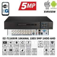 EZCOOL EZ-7116XVR 16CH 5MP KOAKSIYEL SES XVRVIEW