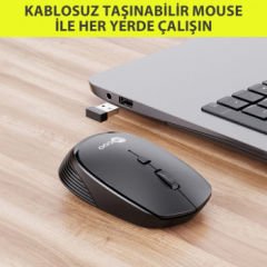 LENOVO LECOO WS202-G GRİ USB KABLOSUZ MOUSE