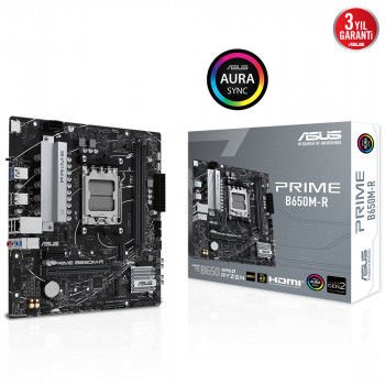 ASUS PRIME B650M-R AMD DDR5 7200+(OC) HDMI M.2 AM5 satışı