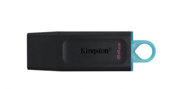 En ucuz 64GB USB3.2 Gen1 DTX/64GB Exodia KINGSTON resim