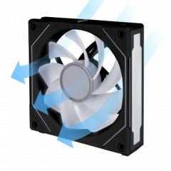 LIAN LI REVERSE UNI FAN SL-INFINITY 120-1 SİYAH KASA FANI