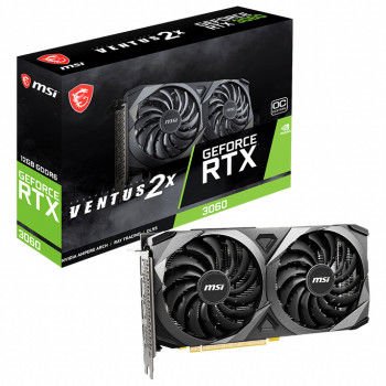 Hızlı Gönderi MSI GEFORCE RTX 3060 VENTUS 2X 12G OC 12GB HDMI DP 192BİT bayi satışı