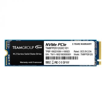 Team MP33 Pro 512GB 2400/2100MB/s NVMe PCIe Gen3x4 M.2 SSD Disk (TM8FPD512G0C101) toptan satış
