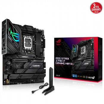 Kampanyalı ASU ROG STRIX Z790-F GAMING WIFI II DDR5 DP HDMI 5XM2 USB3.2 WİFİ ATX 1700P kurumsal satış