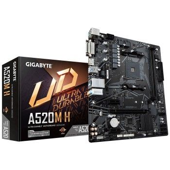 En ucuz GIGABYTE GA-A520M-H DDR4 5100(OC) HDMI AM4 resim