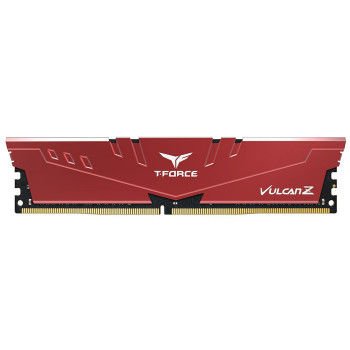 En ucuz Team T-Force Vulcan Z Red 8GB (1x8GB) 3200MHz CL16 DDR4 Gaming Ram (TLZRD48G3200HC16F01) bayi satışı