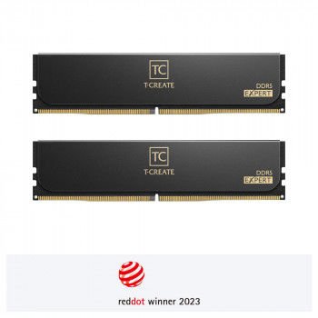 En ucuz Team T-Create Expert Black 32GB(2x16GB) 6000Mhz CL38 DDR5 U-DIMM RAM (CTCED532G6000HC38ADC01) satışı