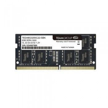 Hızlı Gönderi Team Elite 8GB (1x8GB) 3200MHz CL 22 DDR4 Notebook SODIMM Ram (TED48G3200C22-S01) bayi satışı