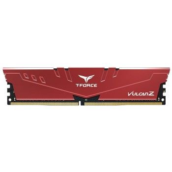 Team T-Force Vulcan Z Red 16GB(1x16GB) 3200Mhz CL16 DDR4 Gaming Ram (TLZRD416G3200HC16F01) toptan satış