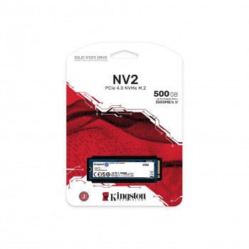 En ucuz 500GB KINGSTON NV2 SNV2S/500G 3500/2100MB/s M.2 NVMe SSD kurumsal satış