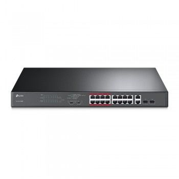 En ucuz TP-LINK TL-SL1218MP 16PORT 10/100 YÖNETİLEMEZ POE SWITCH resim