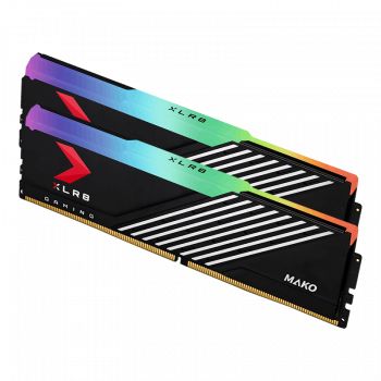 Taksitli PNY XLR8 Gaming MAKO EPIC-X RGB 32GB (2x16GB) 6000MHz CL40 DDR5 Gaming Ram (MD32GK2D5600040MXRGB) bayi satışı