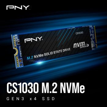 PNY CS1030 1TB 2100/1700 NVMe PCIe Gen3x 4 M.2 SSD (M280CS1030-1TB-RB)