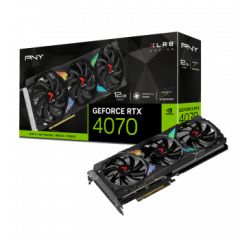 PNY RTX 4070 XLR8 Gaming VERTO RGB 12 GB GDDR6X 192Bit (VCG407012TFXXPB1)