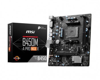 En ucuz MSI B450M-A PRO MAX II AMD DDR4 4133Mhz(OC) MATX AM4 kurumsal satış