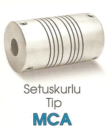 MCA 100- Setuskurlu Tip Helıcal Kaplin