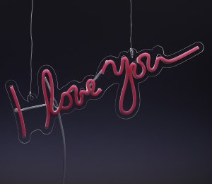 I Love You Neon Led Yazı