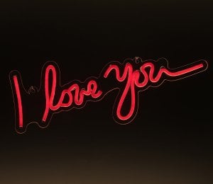 I Love You Neon Led Yazı