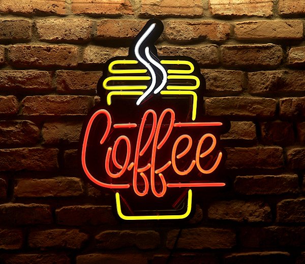 Coffee Neon Şekil