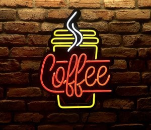 Coffee Neon Şekil