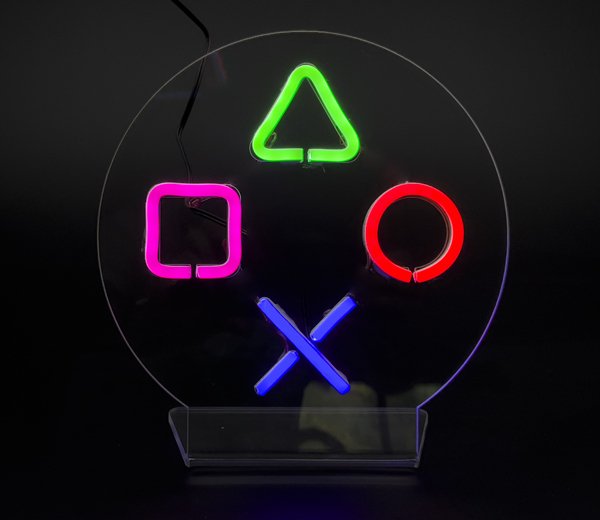 Playstation Neon Led Şekil