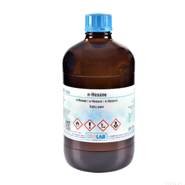 ISOLAB 930.022.2501 N-Hexane Extra Pure CAS-No. : 110-54-3 2.5 L Cam Şişe