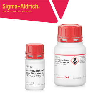 Sigma-Aldrich A9228 Amyloglucosidase from Rhizopus sp. ≥40,000 units/g solid 10 gr