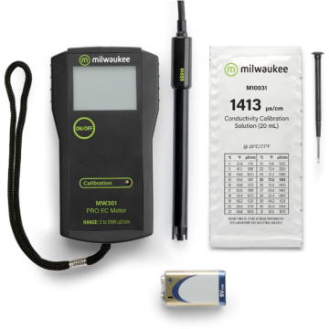 Milwaukee MW301 PRO İletkenlik Ölçer  0... 1990 µS/cm