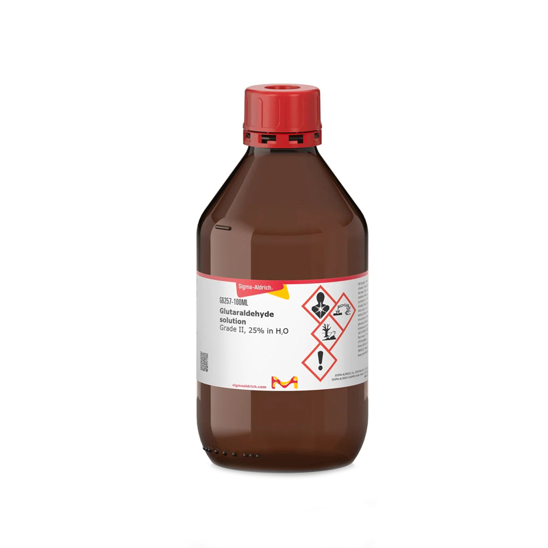 SigmaAldrich G6257 Glutaraldehyde solution Grade II, 25 in H2O 100 mL