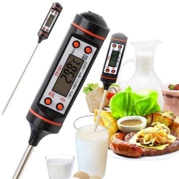 LT TP101S Saplama Tip Dijital Termometre Siyah -50...  300 °C / 150 mm