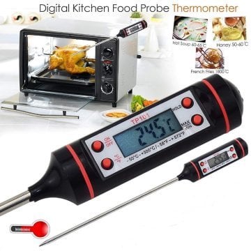 LT TP101S Saplama Tip Dijital Termometre Siyah -50...  300 °C / 150 mm