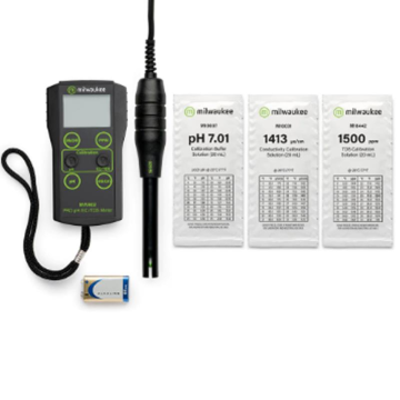 Milwaukee MW802 PRO 3-in-1 pH / İletkenlik / Tds Ölçer 0.0... 14.0 pH / 0.00... 6.00 Ms/Cm / 0... 4000 Ppm